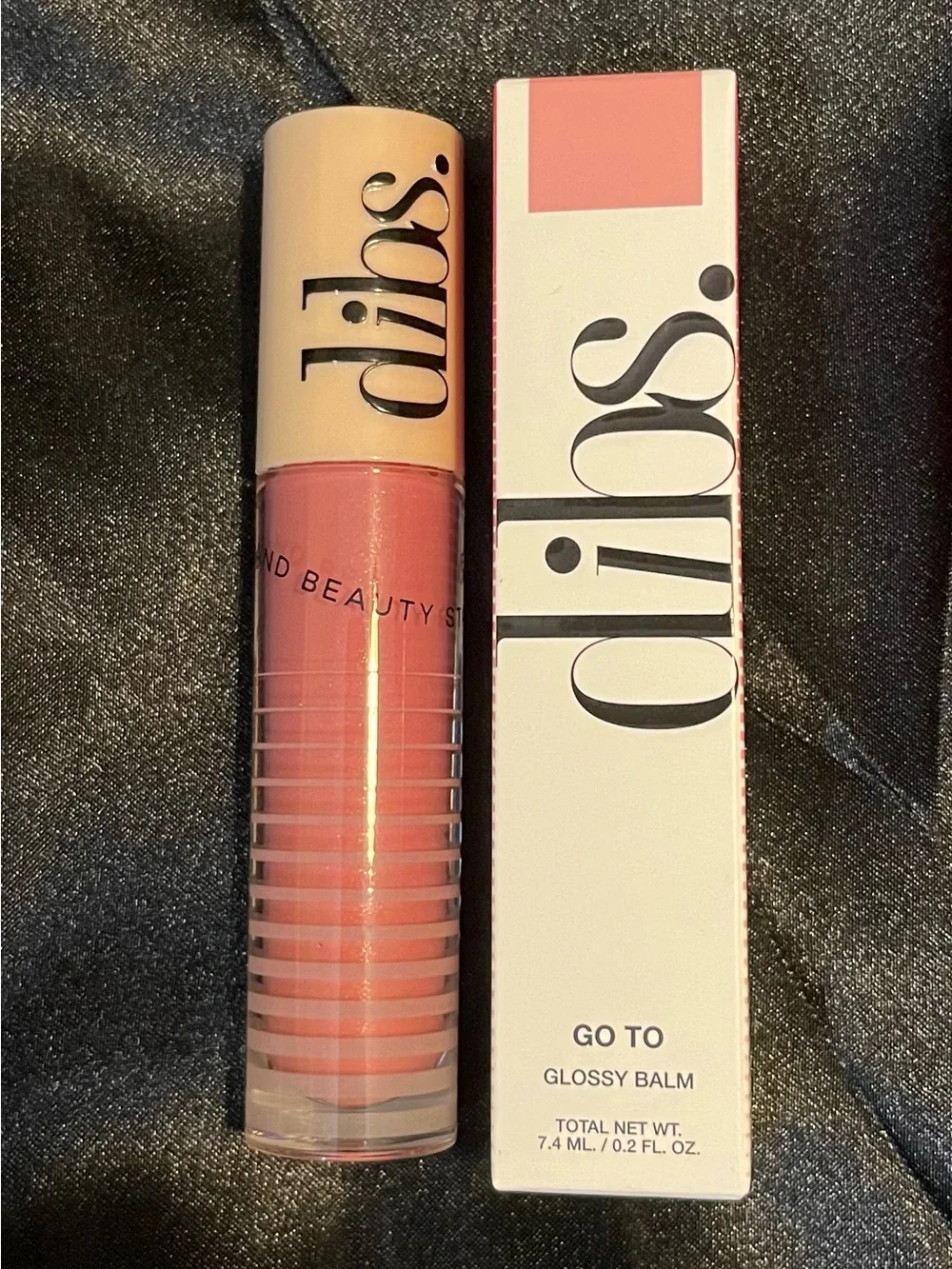 DIBS Beauty Go To Glossy Balm in the shade Effortless Pink